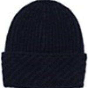 Echo 23 Bias Cuff Ribbed Beanie - Black - NEW WITH TAGS